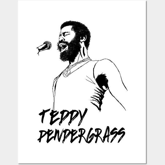 Teddy Pendergrass Wall Art by ThunderEarring